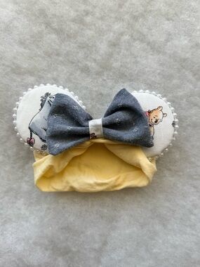 Infant baby Disney Winnie the Pooh Bow Ears Headband - Yellow eeyore Pooh tigger